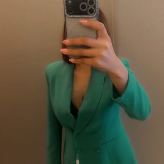 Ensemble Veste et Pantalon Vert Élégant pour Femme Style Professionnel et Chic